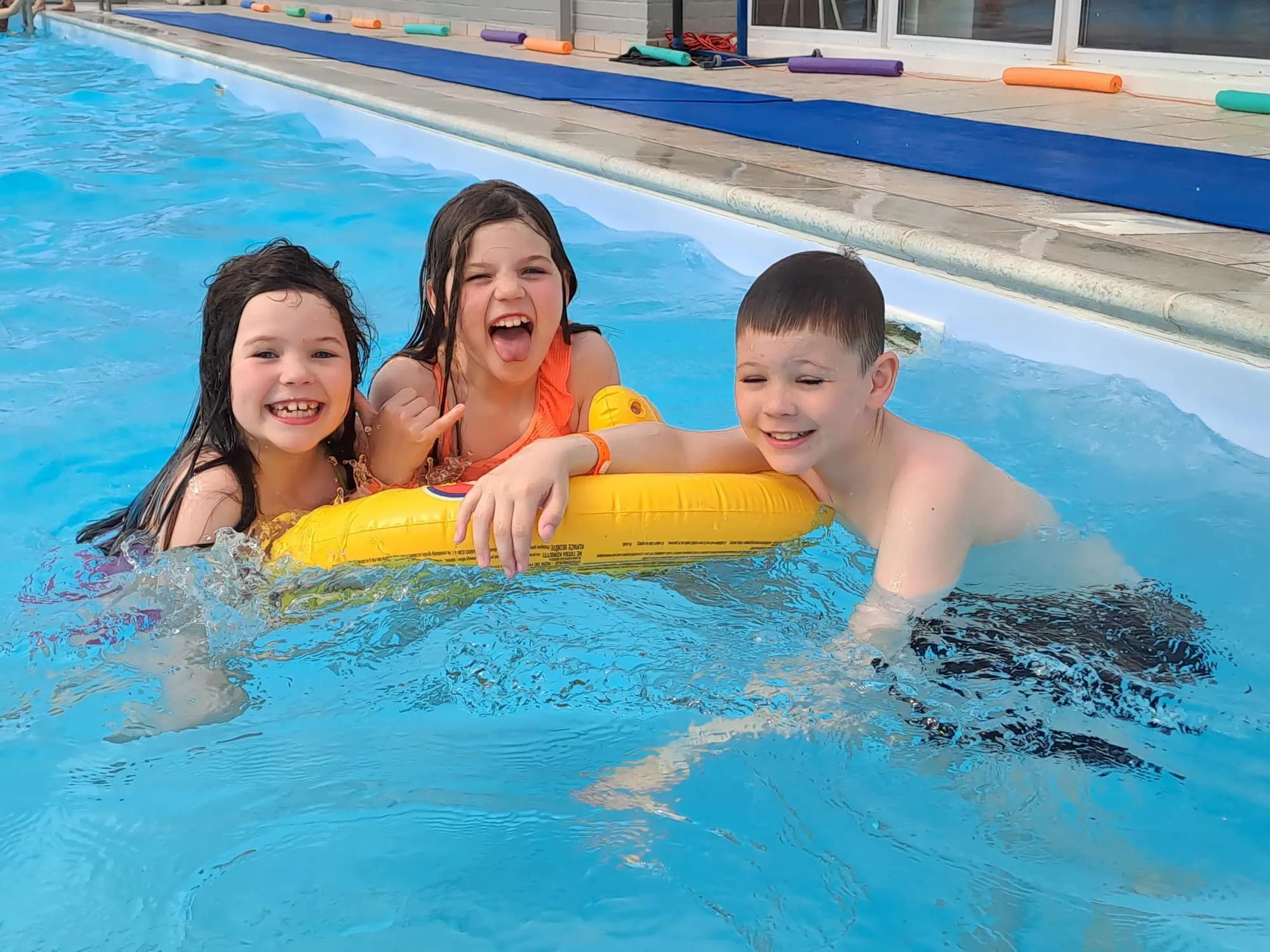 Coastfields Swimming Pool-3 kids playing